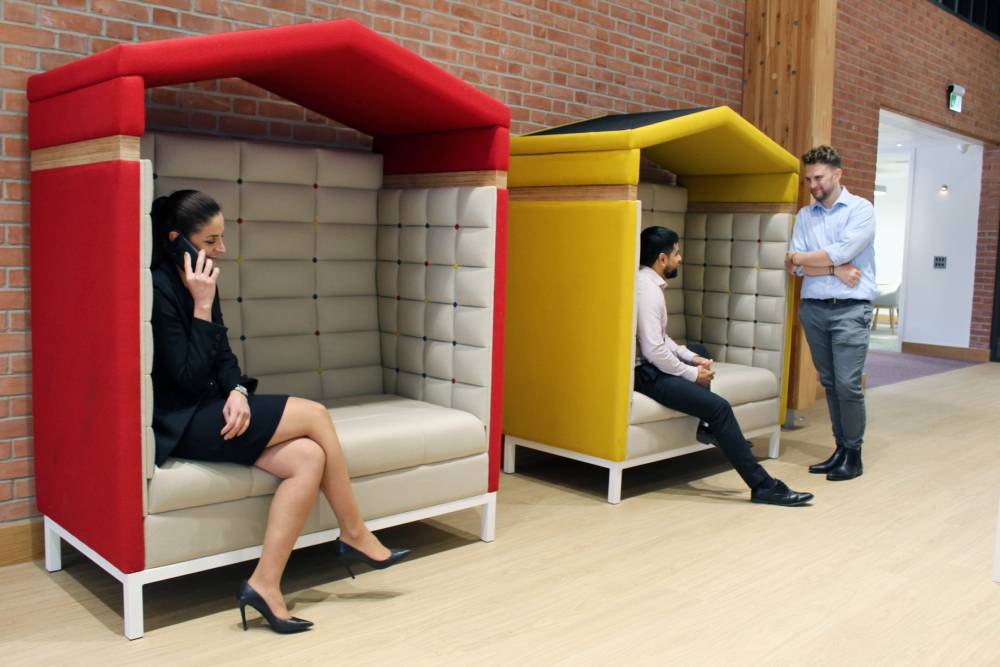 Zoom Room Pods at Timpsons Supplied by TWS