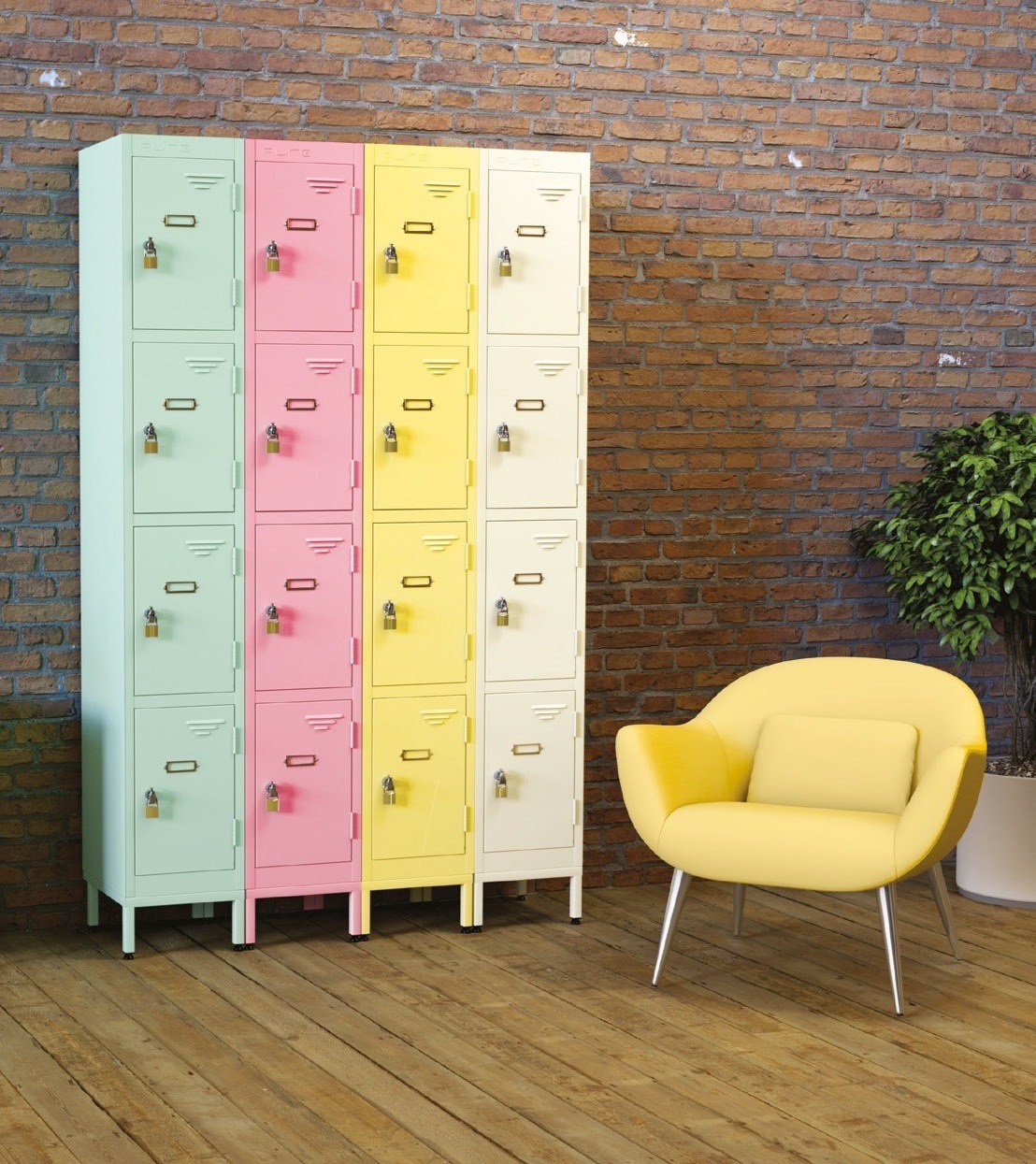 Retro Style Lockers Benches in Yorkshire