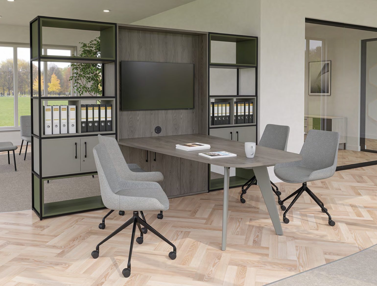 Office storage showing  Bookshelves & Cupboards Unit