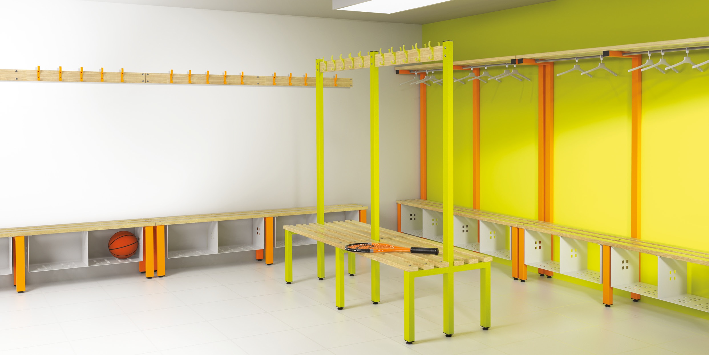 Cloakroom Wetroom Lockers & Benches in Yorkshire